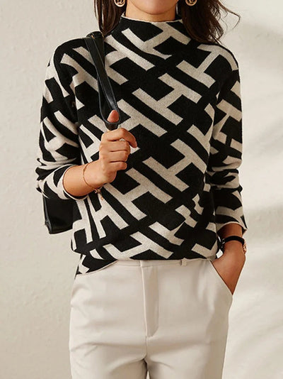 Lissie - Smuk geometrisk trøje